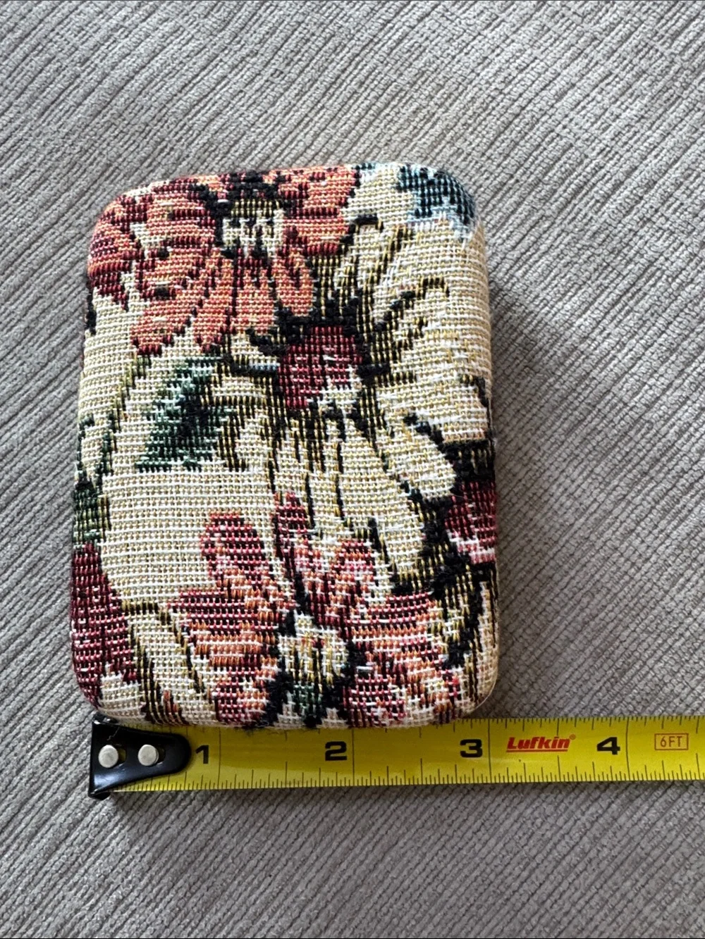 Floral Vintage Tapestry Jewelry Box